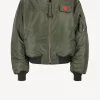 Schott x Anita Hass Jacken & Westen<Jacke Airforce 90s 'Heart' in Army