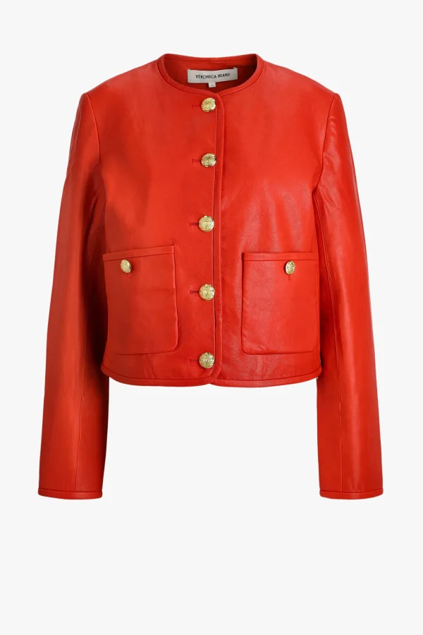 Veronica Beard Jacken & Westen<Jacke Andrea in Poppy