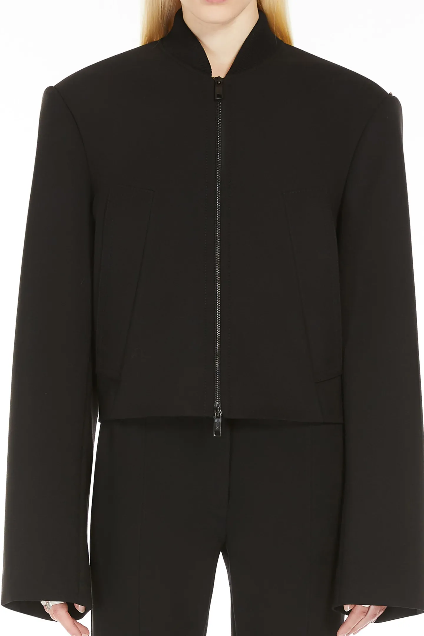 jacke_fiocchi_in_schwarz_2.webp Sportmax Jacken & Westen<Jacke Fiocchi in Schwarz