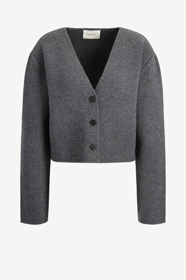 Lisa Yang Strickjacken<Jacke Giuletta in Graphite