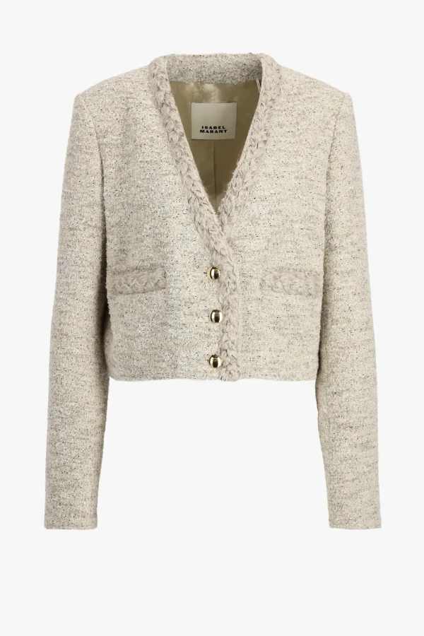 Isabel Marant Jacken & Westen<Jacke Gwendoline in Ecru