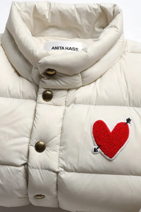 Anita Hass Jacken & Westen<Jacke 'Heart' in Ivory