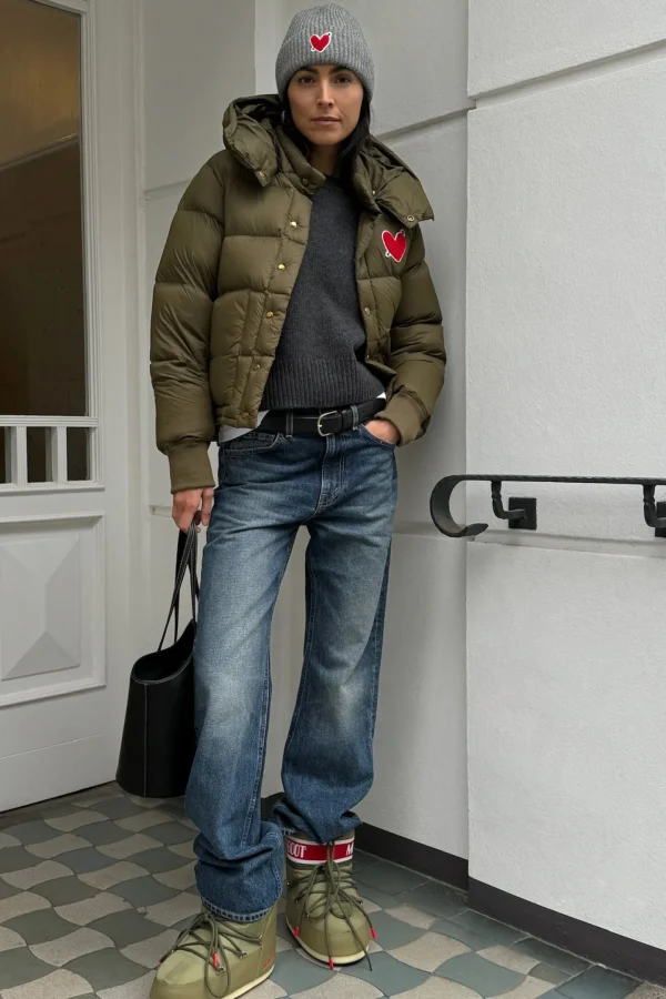 Anita Hass Jacken & Westen<Jacke 'Heart' in Olive