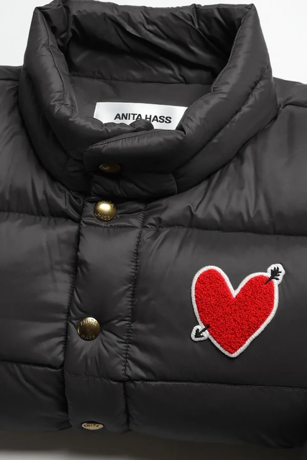Anita Hass Jacken & Westen<Jacke 'Heart' in Schwarz