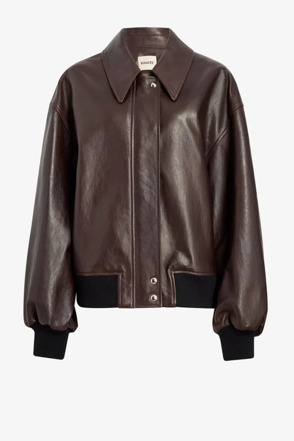 Khaite Jacken & Westen<Jacke Shelman in Dark Brown