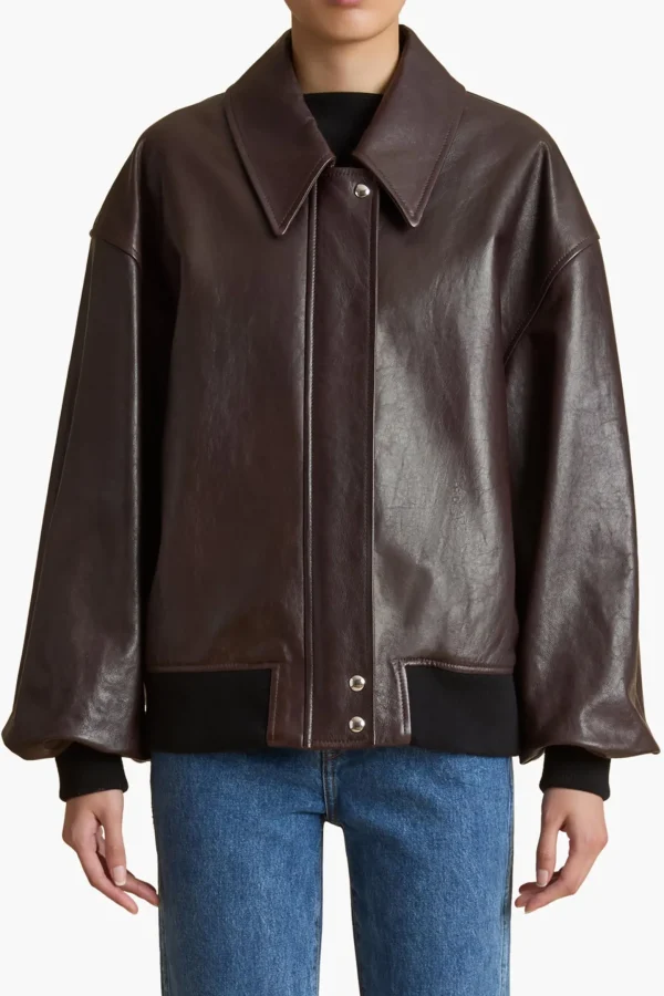 Khaite Jacken & Westen<Jacke Shelman in Dark Brown