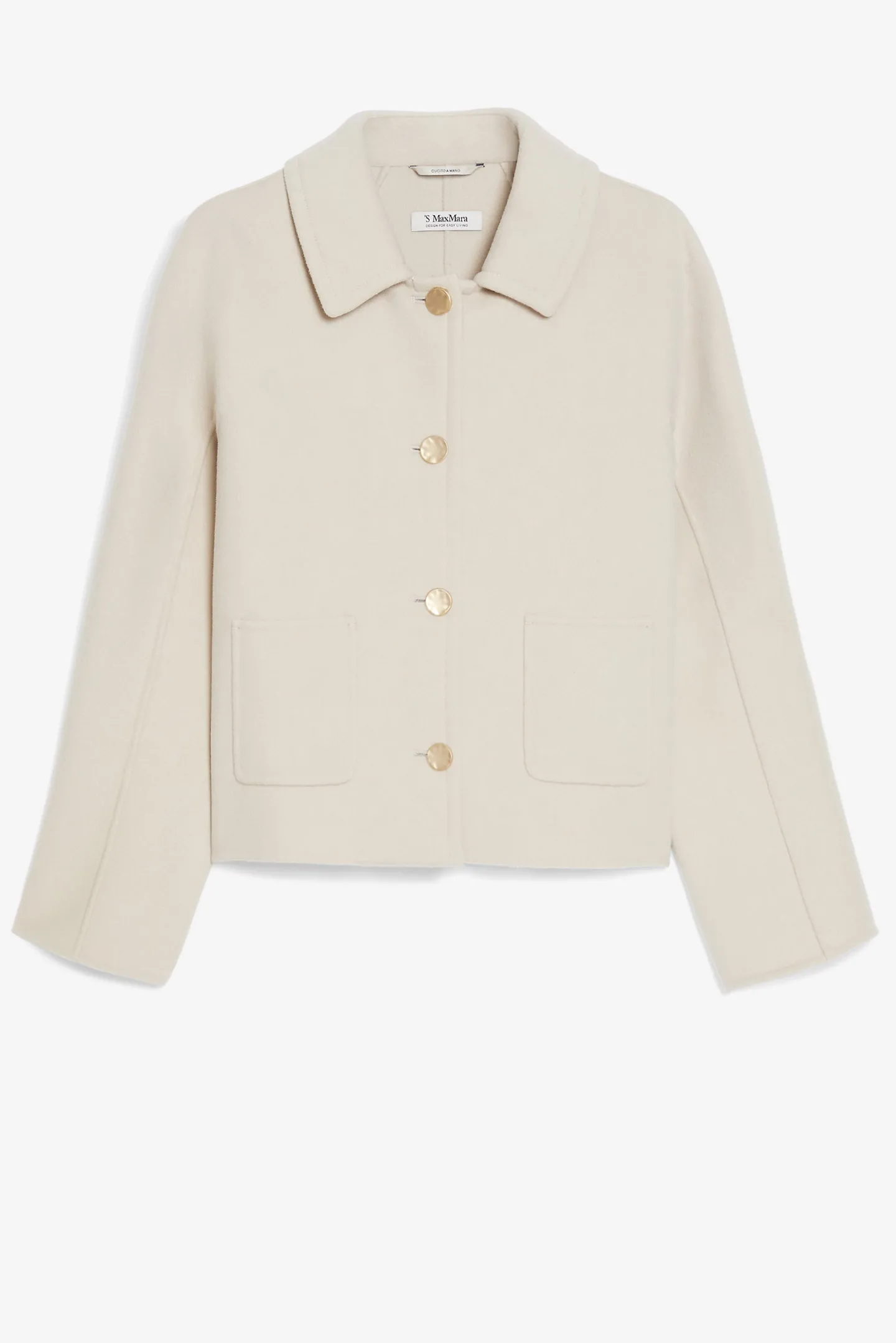 jacke_sogno_in_natural_0.webp S Max Mara Jacken & Westen<Jacke Sogno in Natural
