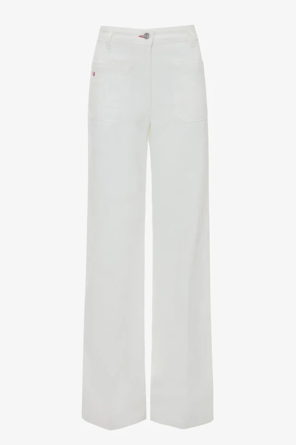 Victoria Beckham Jeans<Jeans Alina in Washed White