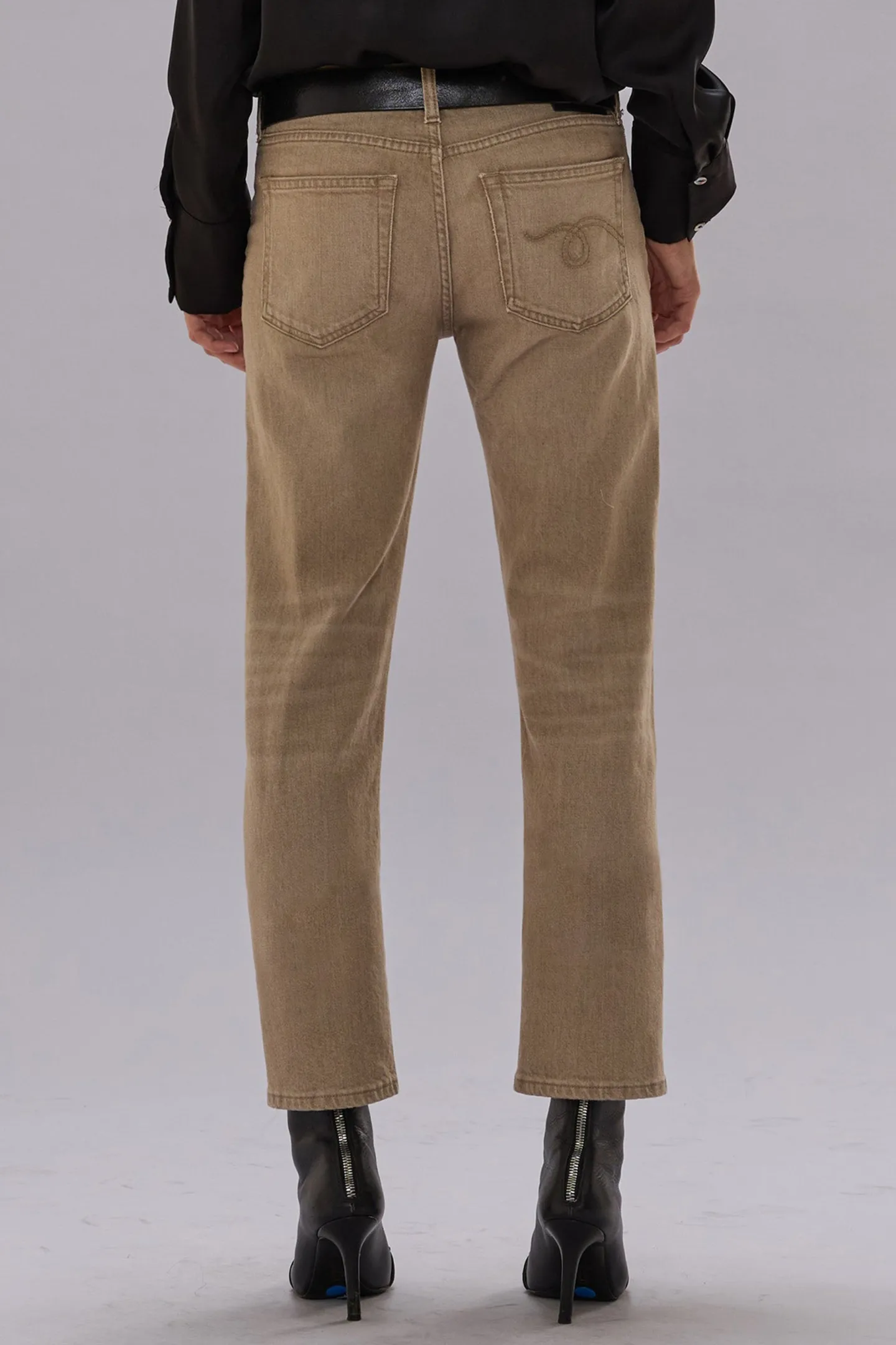 jeans_boy_straight_in_buf_2.webp R13 Jeans<Jeans Boy Straight in Buff Stretch