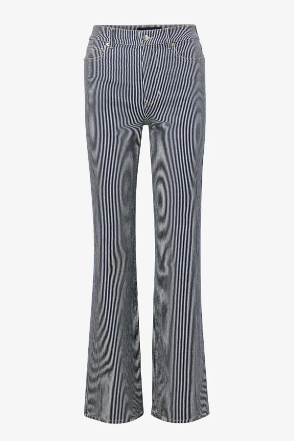 Veronica Beard Hosen & Jumpsuits<Jeans Crosbie High in Solstice Stripe