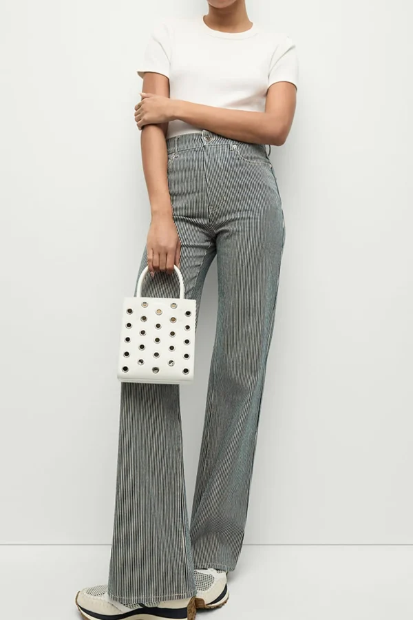 Veronica Beard Hosen & Jumpsuits<Jeans Crosbie High in Solstice Stripe