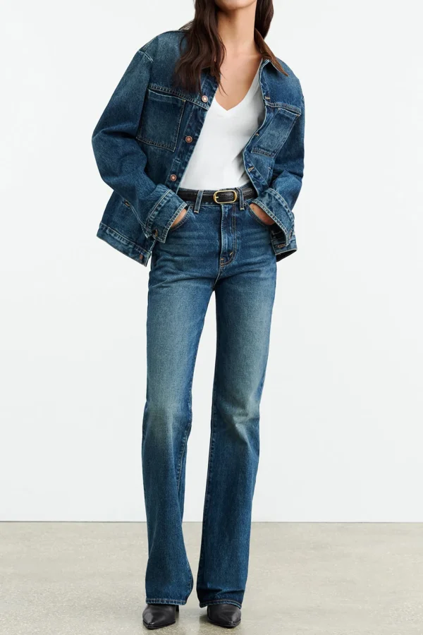 Nili Lotan Jeans<Jeans Joan in Simon Wash