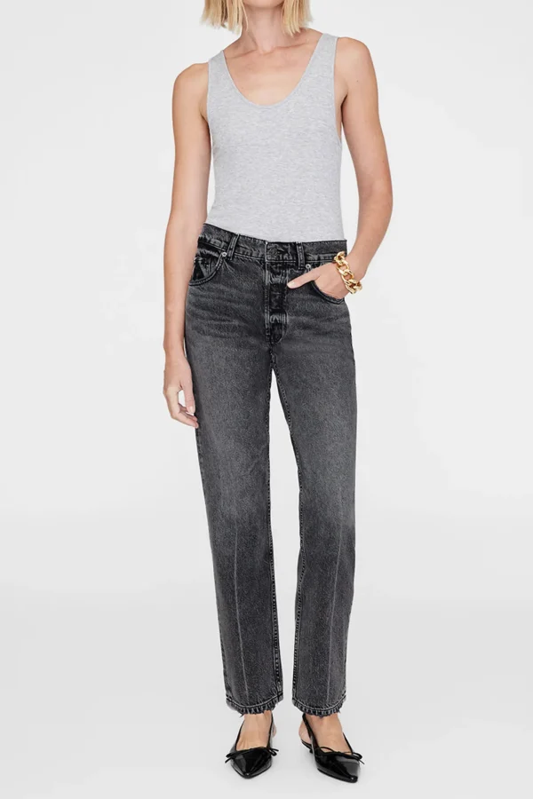 Anine Bing Jeans<Jeans Kate in Steel Grey