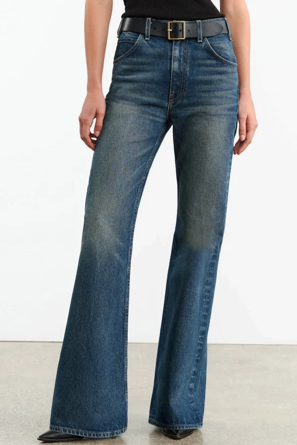 Nili Lotan Jeans<Jeans Roe in Simon Wash