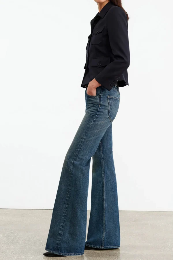 Nili Lotan Jeans<Jeans Roe in Simon Wash
