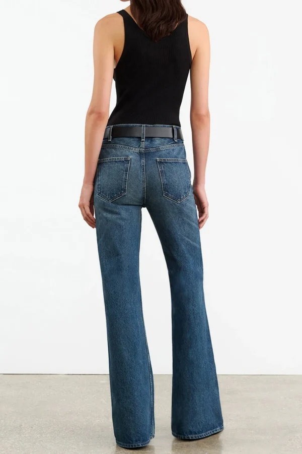 Nili Lotan Jeans<Jeans Roe in Simon Wash