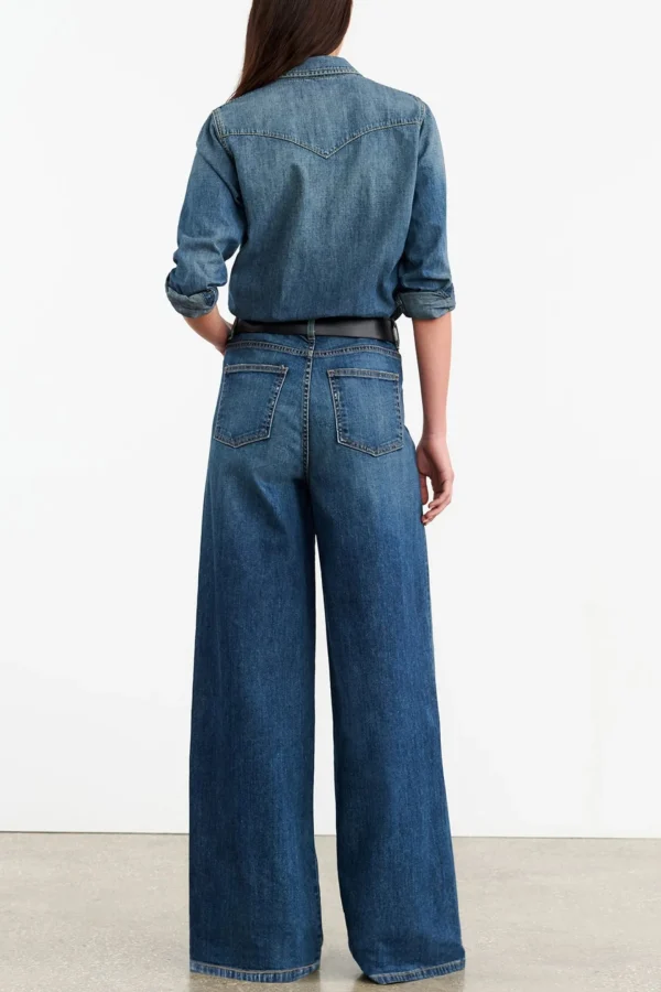 Nili Lotan Jeans<Jeans Rolland in Simon Wash