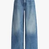 Mother Jeans<Jeans The Doggie Bag Heel in Dine N Dash