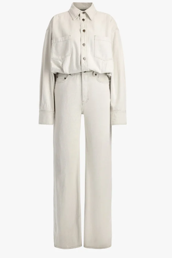 Haikure Hosen & Jumpsuits<Jumpsuit Tilda in Ecru Rinse