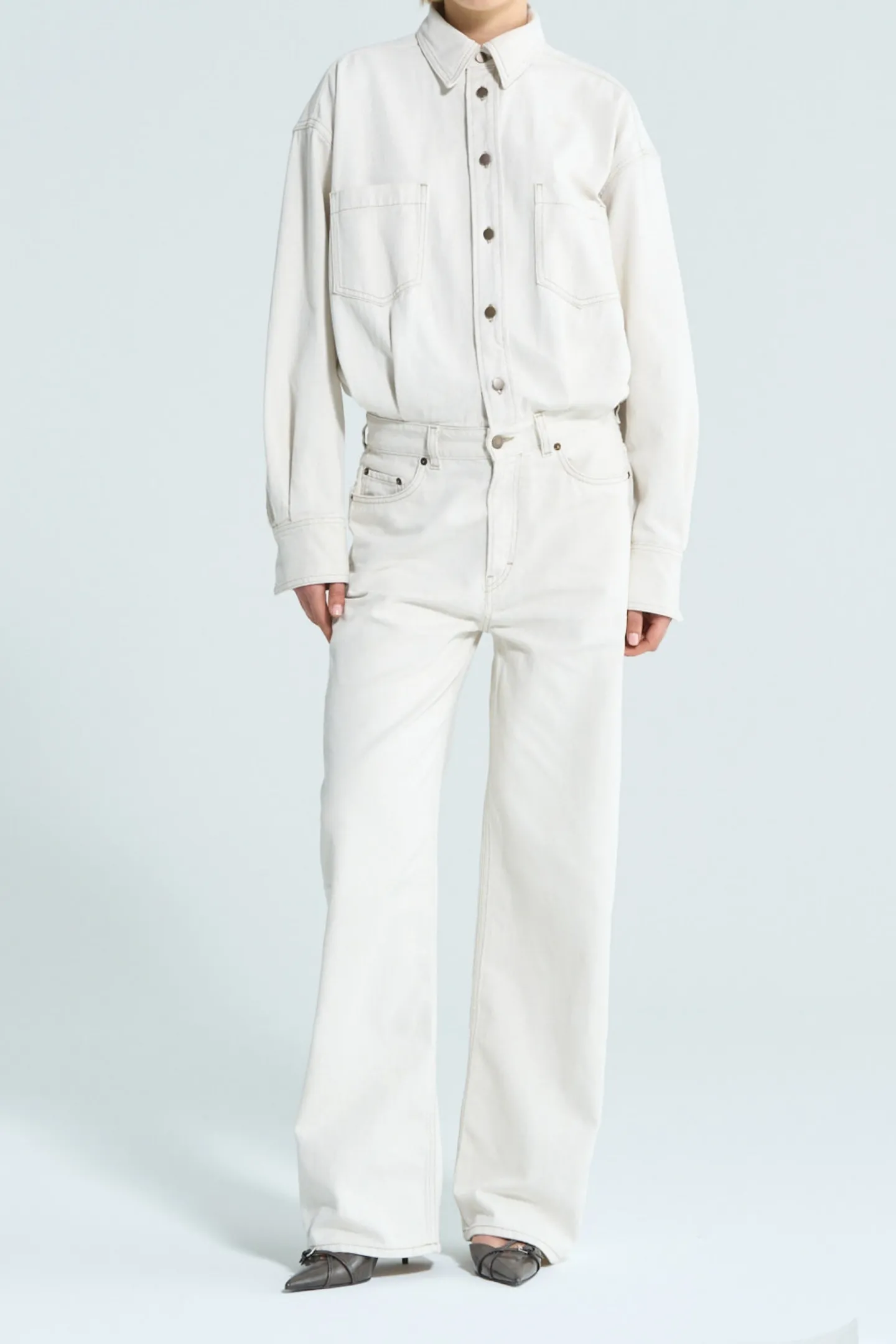 jumpsuit_tilda_in_ecru_ri_1.webp Haikure Hosen & Jumpsuits<Jumpsuit Tilda in Ecru Rinse