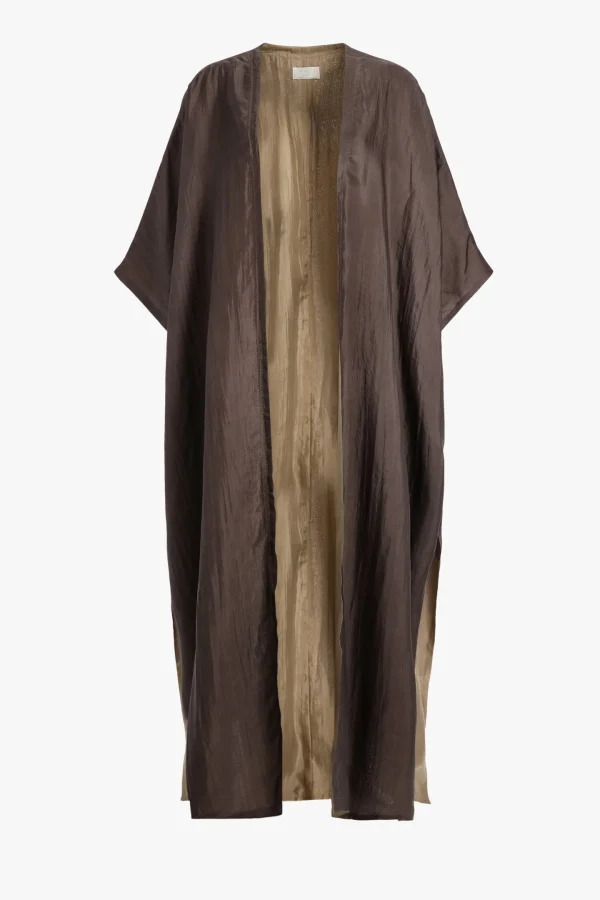 The Rose Ibiza Kleider<Kimono Fluid Reversible in Braun