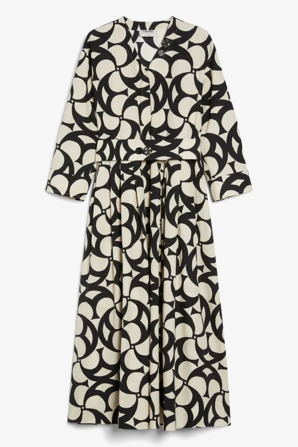 S Max Mara Kleider<Kleid Alice in Schwarz/Weiß