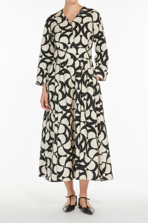S Max Mara Kleider<Kleid Alice in Schwarz/Weiß