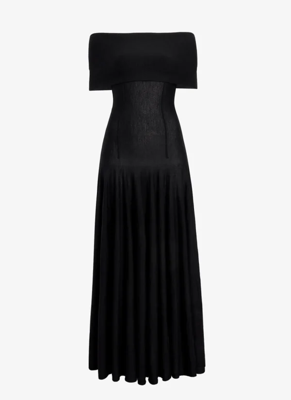 Khaite Kleider<Kleid Ava in Schwarz