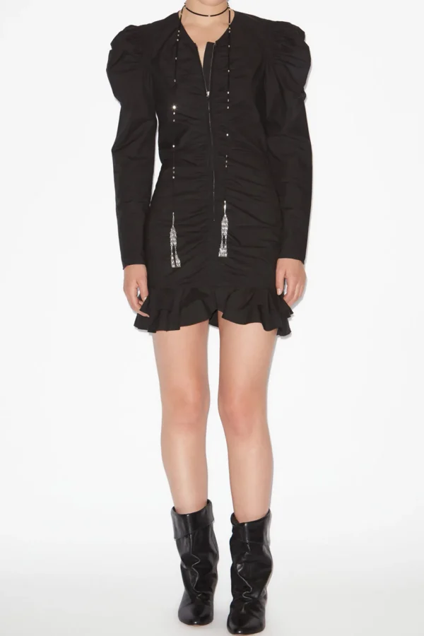 Marant Etoile Kleider<Kleid Briali in Schwarz