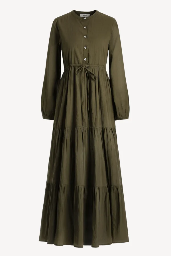 Ladneri Kleider<Kleid d'Azur in Oliv