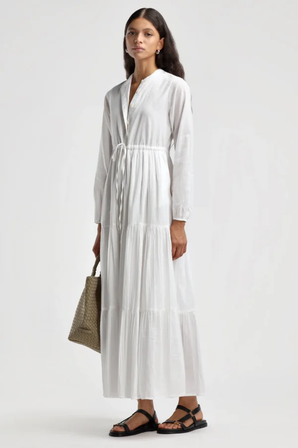 Ladneri Kleider<Kleid d'Azur in Weiß