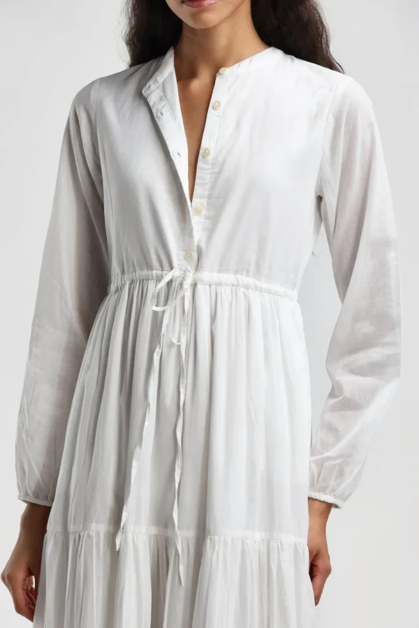 Ladneri Kleider<Kleid d'Azur in Weiß