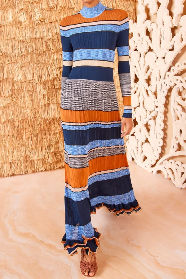 Ulla Johnson Kleider<Kleid Evangeline in Adriatic