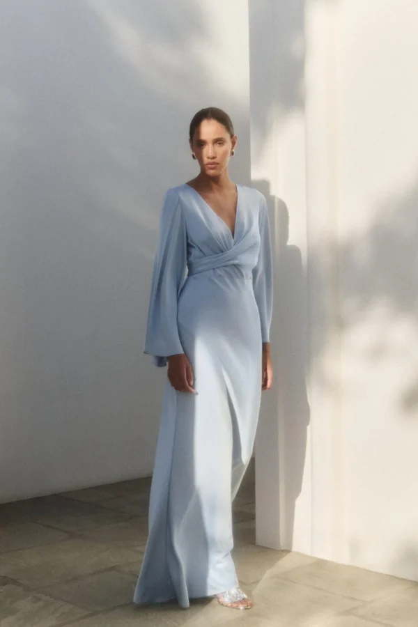 Malina Kleider<Kleid Juliet in Dusty Blue