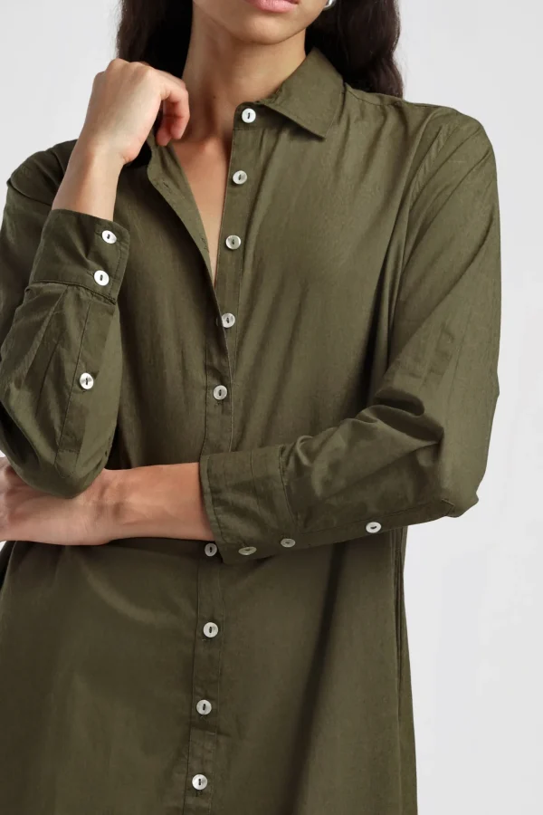 Ladneri Kleider<Kleid L'Avenue in Oliv