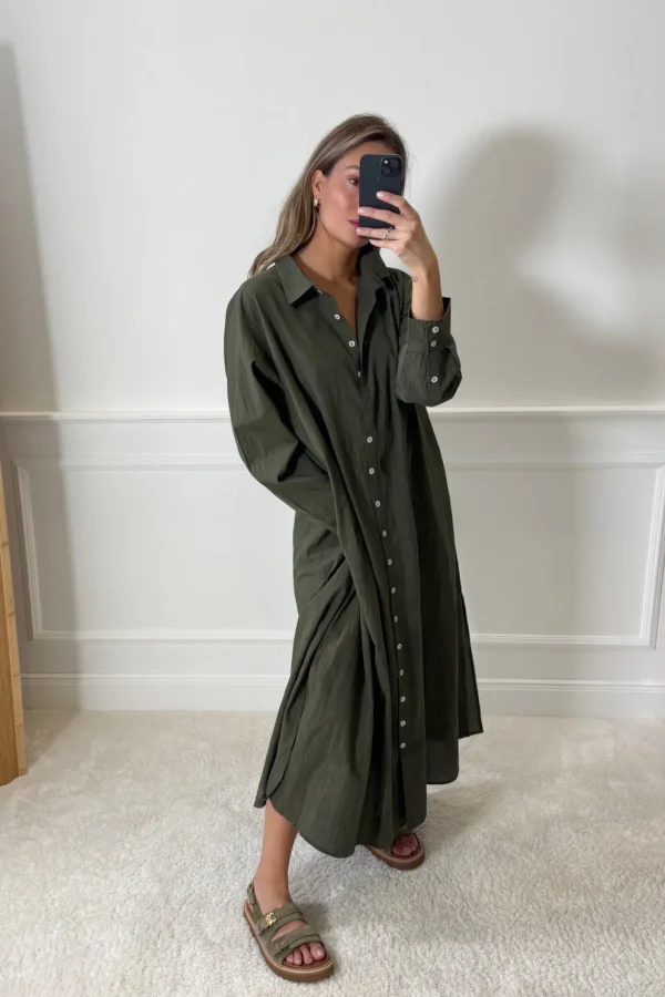 Ladneri Kleider<Kleid L'Avenue in Oliv