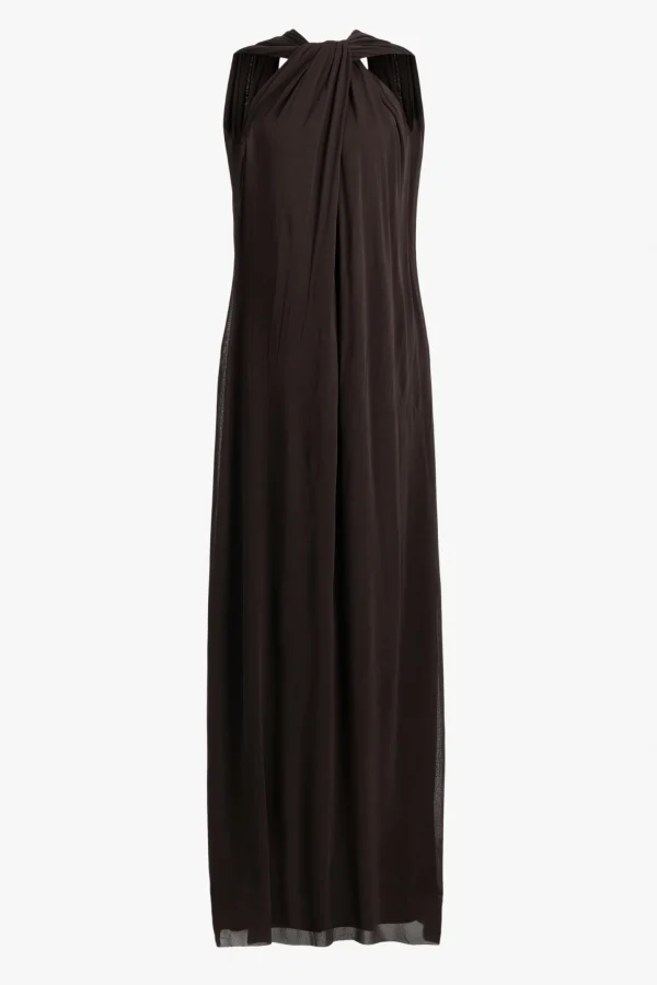 Jil Sander Kleider<Kleid Lightweight in Chocolate Brown