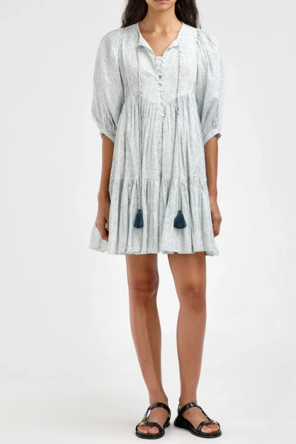 Ladneri Kleider<Kleid Nice in Blau/Weiß