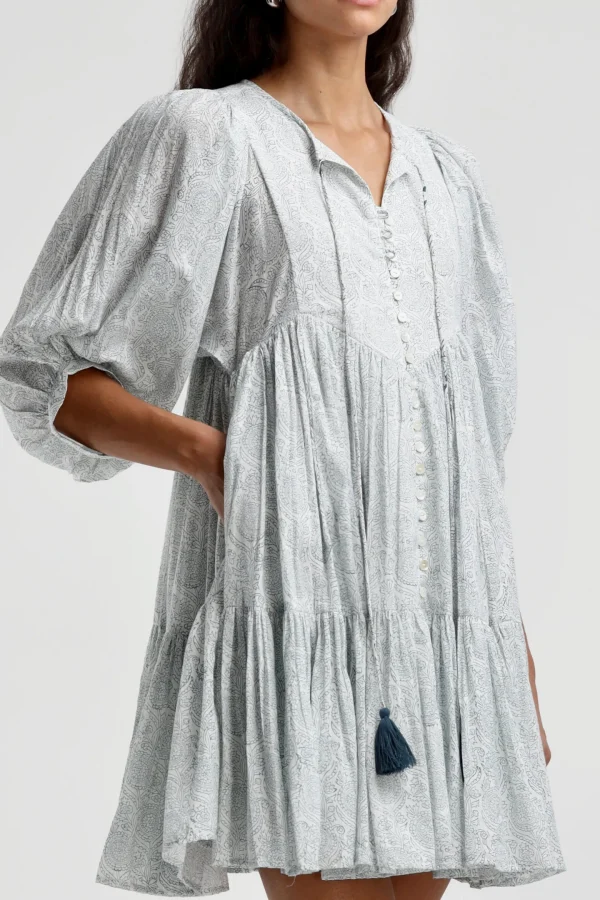 Ladneri Kleider<Kleid Nice in Blau/Weiß