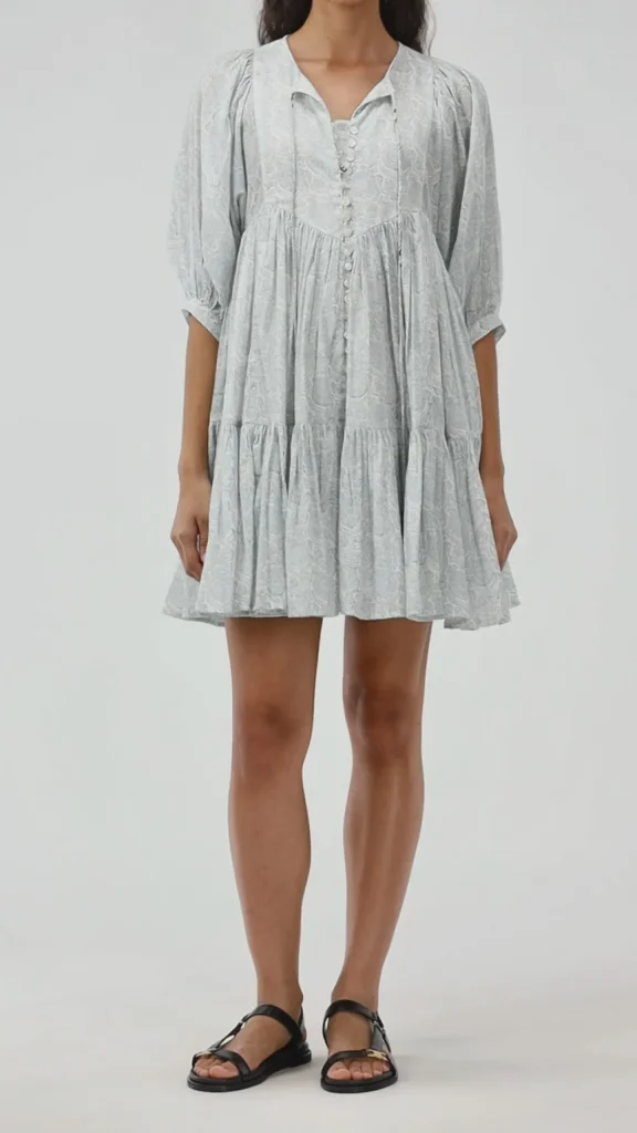 Ladneri Kleider<Kleid Nice in Blau/Weiß