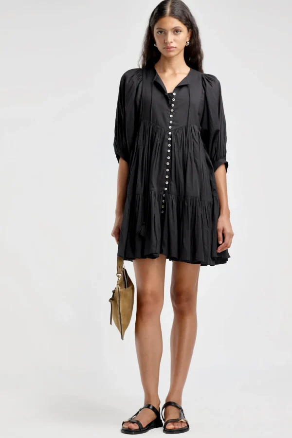 Ladneri Kleider<Kleid Nice in Caviar