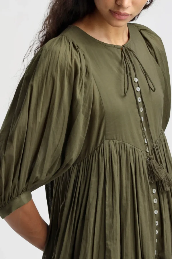 Ladneri Kleider<Kleid Nice in Oliv