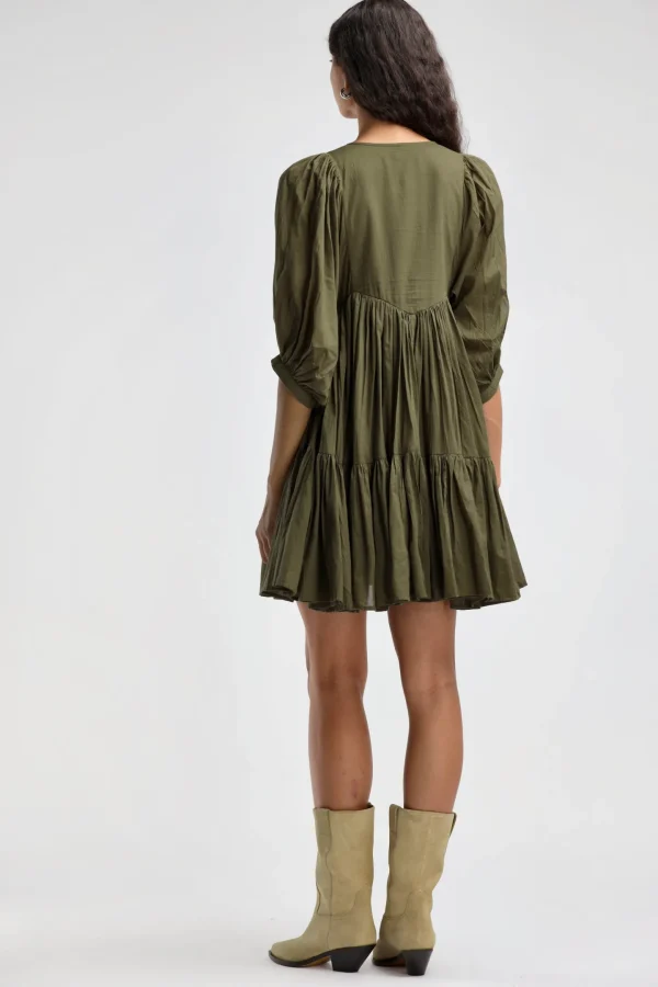 Ladneri Kleider<Kleid Nice in Oliv