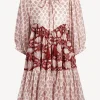 Ladneri Kleider<Kleid Nice in Rot/Weiß