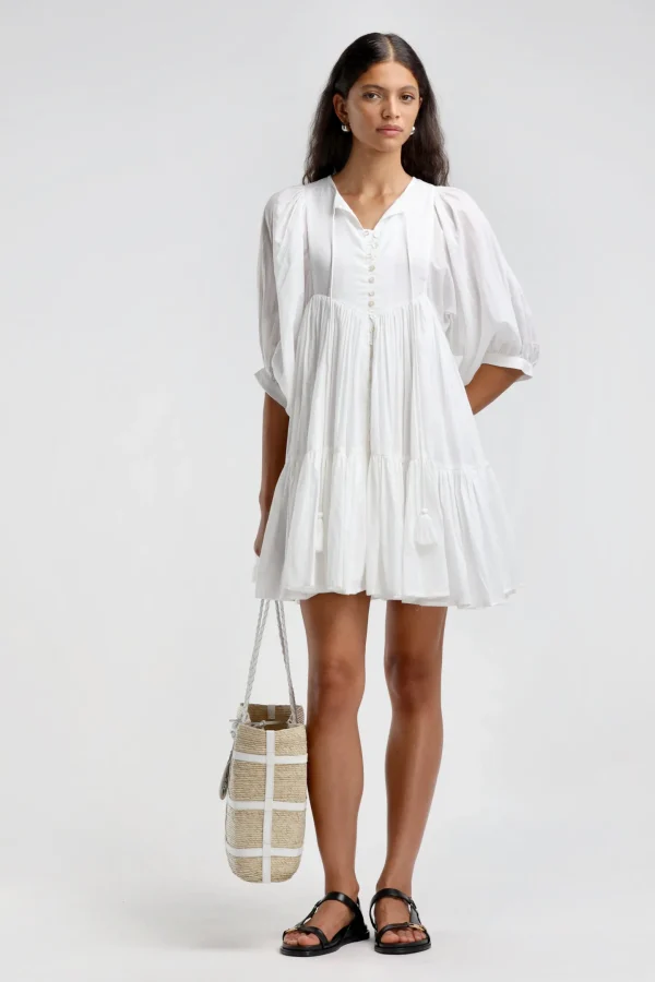 Ladneri Kleider<Kleid Nice in Weiß