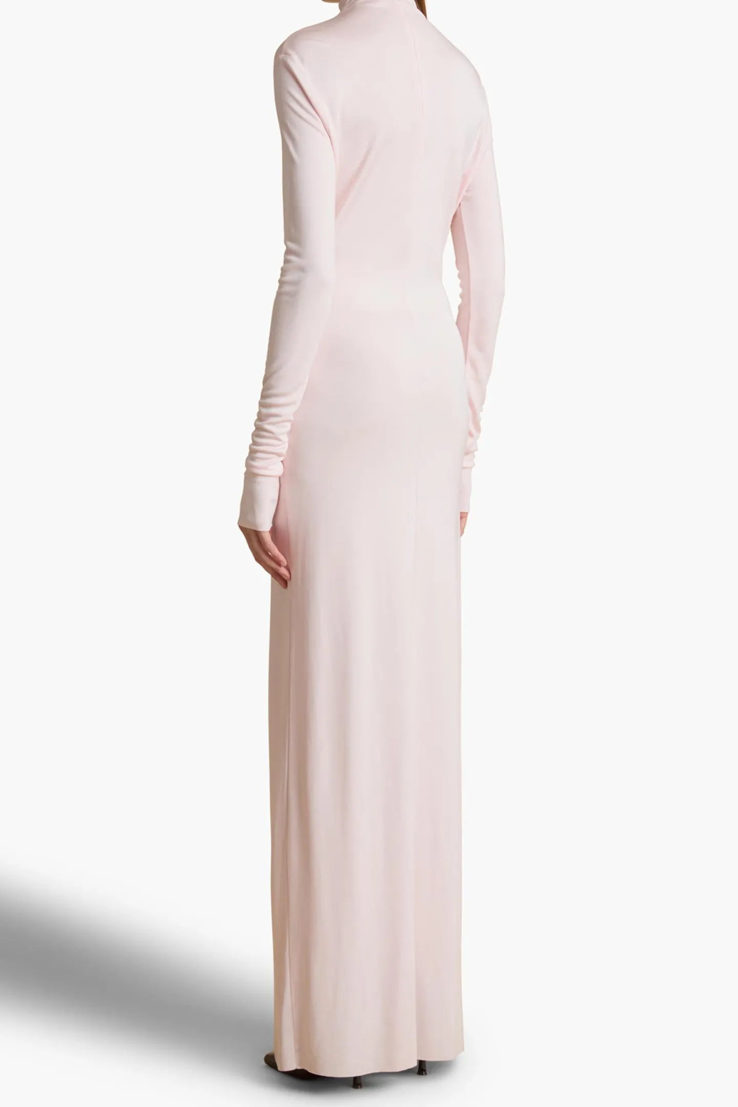 kleid_norla_in_rose_pink_2.webp Khaite Kleider<Kleid Norla in Rose Pink