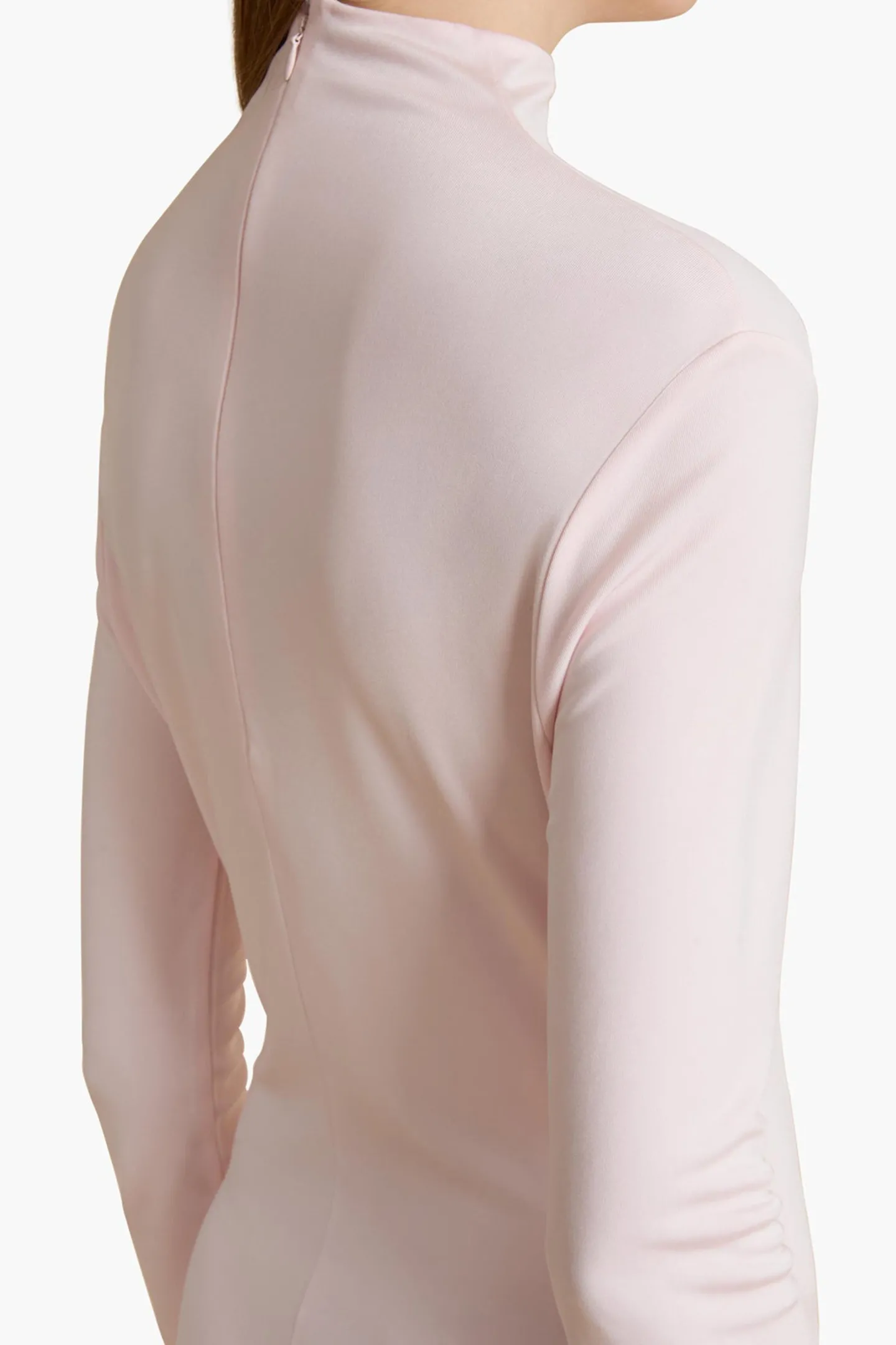 kleid_norla_in_rose_pink_3.webp Khaite Kleider<Kleid Norla in Rose Pink
