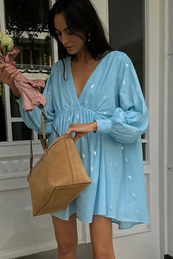 Ladneri Kleider<Kleid Plage in Türkis