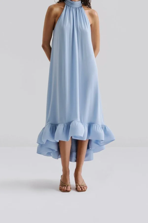 Malina Kleider<Kleid Sabrina in Dusty Blue