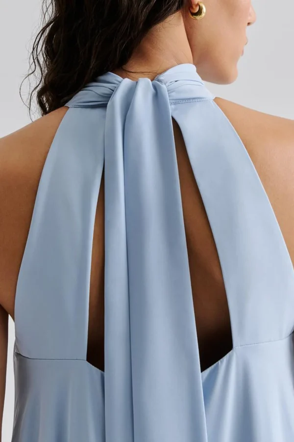 Malina Kleider<Kleid Sabrina in Dusty Blue